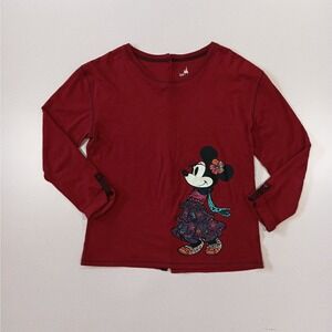 Disney Parks Minnie Mouse Long Sleeve Shirt